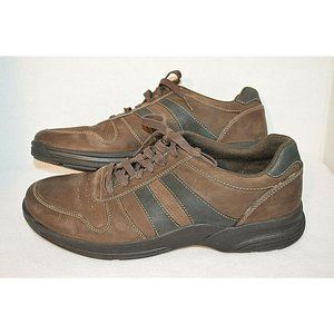 Rockport Adiprene by Adidas Mens size 11 M Walking Lace Up Shoes Brown